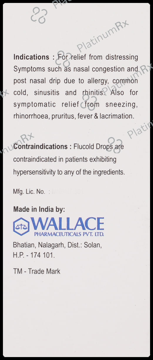 Flucold 1/125/2.5mg Oral Drops 15ml