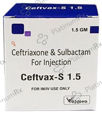 Ceftvax S 1.5gm Injection 1s
