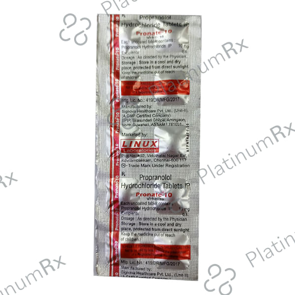 Pronate 10mg Tablet 10s