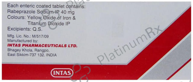 Rabium 40mg Tablet 10s