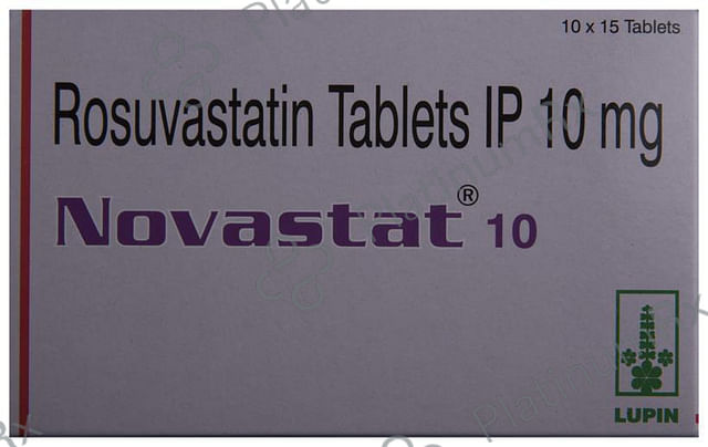 Novastat 10mg Tablet 15s