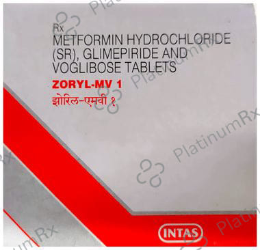 Zoryl MV 1/500/0.2mg Tablet SR 15s