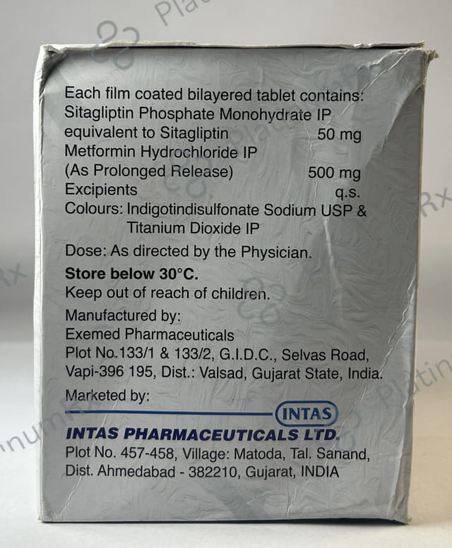 Sitara M 50/500mg Tablet PR 15s