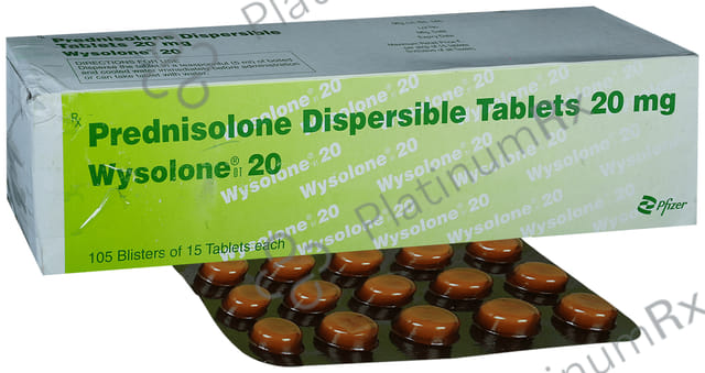 Wysolone 20mg Tablet DT 15s