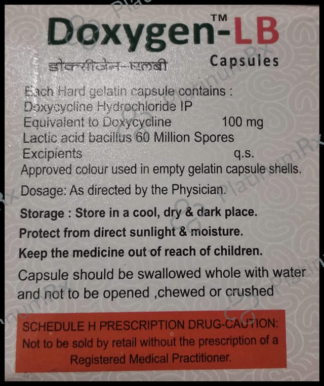 Doxygen LB 100mg Capsule 10s