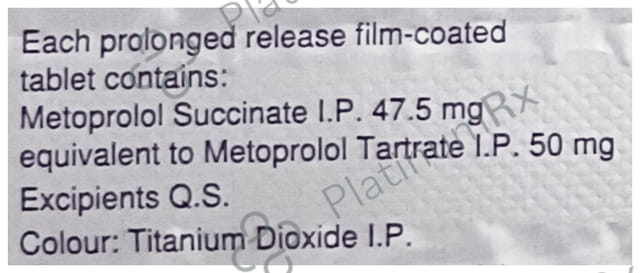 Seloken XL 50mg Tablet PR 15s