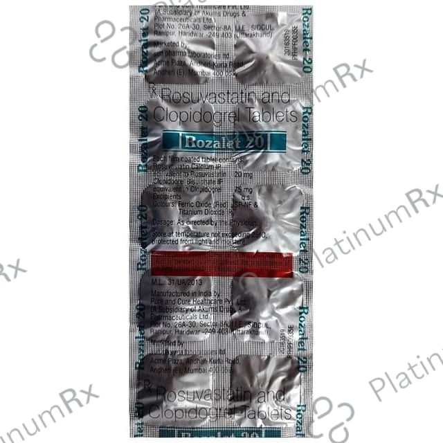 Rozalet 20/75mg Tablet 10s