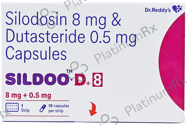 Sildoo D Plus 8/0.5mg Capsule 10s