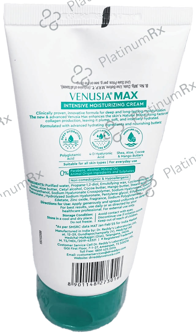 Venusia Max Intensive Moisturizing Cream 150gm