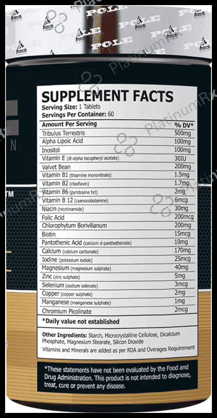 Pole Nutrition Testro Gold Tablet