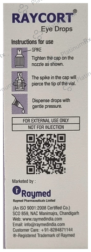 Raycort 1% Eye Drop 10ml