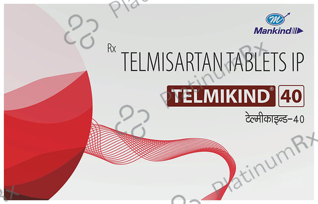 Telmikind 40mg Tablet 15s