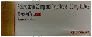 Razel F 20 Forte 20/160mg Tablet 10s