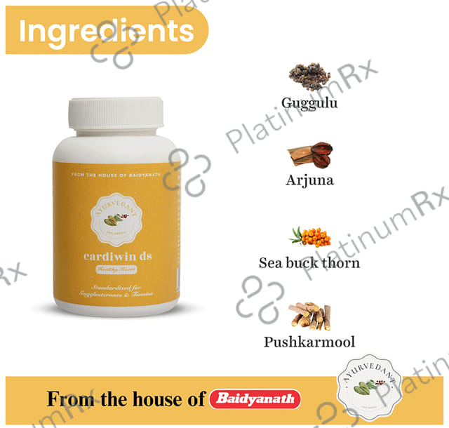Baidyanath (Jhansi) Ayurvedant Cardiwin DS Tablet