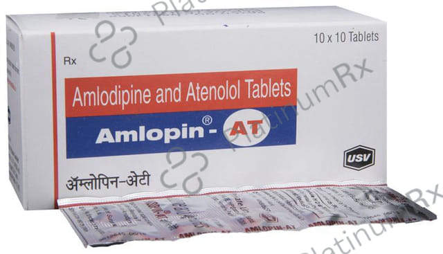 Amlopin AT 5/50mg Tablet 10s
