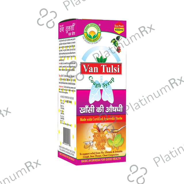 Basic Ayurveda Van Tulsi Cough Syrup 450 ml