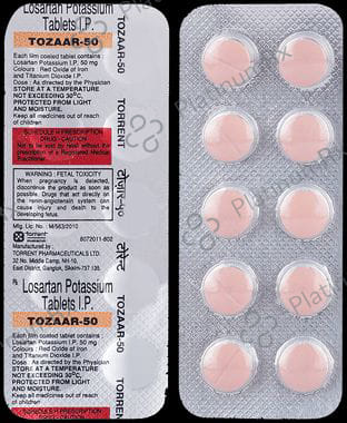 Tozaar 50mg Tablet 10s
