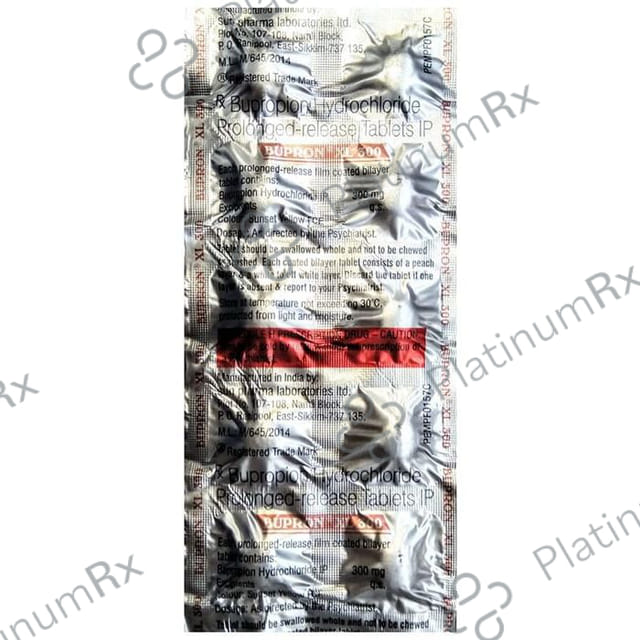 Bupron XL 300mg Tablet PR 10s