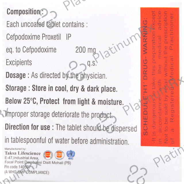 Shootbact 200 Tablet DT Pineapple 10s