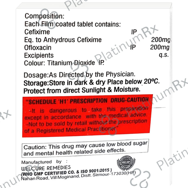 Solvecef O 200/200mg Tablet 10s