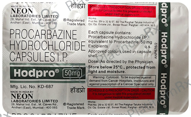 Hodpro 50mg Capsule 10s