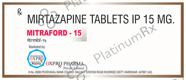 Mitraford 15mg Tablet 10s Oxpro Pharma Pvt. Ltd.