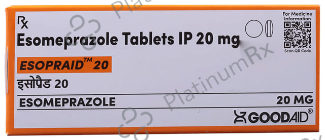 Esopraid 20mg Tablet 10s