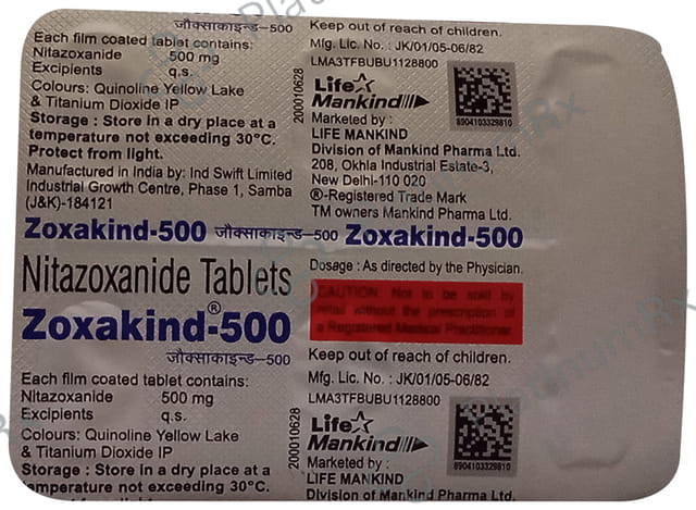 Zoxakind 500mg Tablet 6s
