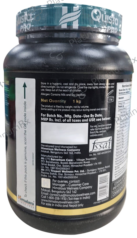 Himalaya Nutrition Quista Pro Whey Protein - Powder for Bones, Muscles, Stamina & Endurance - Flavour Chocolate 1 Powder