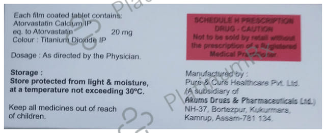 Atorlin 20 Tablet