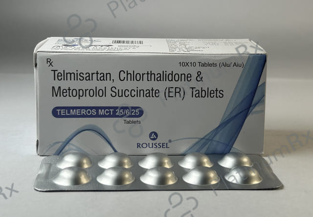 Telmeros MCT 25/6.25mg Tablet ER 10s