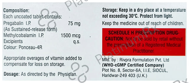 Scribnor M 1500mcg/75mg Tablet SR