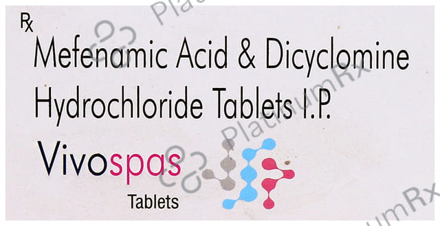 Vivospas 10/250mg Tablet 10s