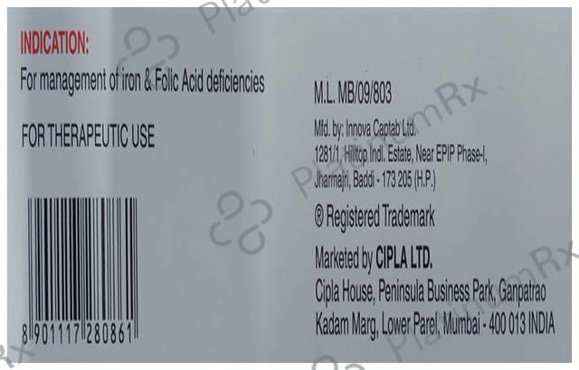 Fericip XT 100/1.5mg Tablet 10s