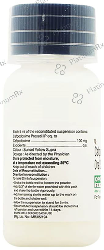 Opox 100mg Dry Syrup 30ml
