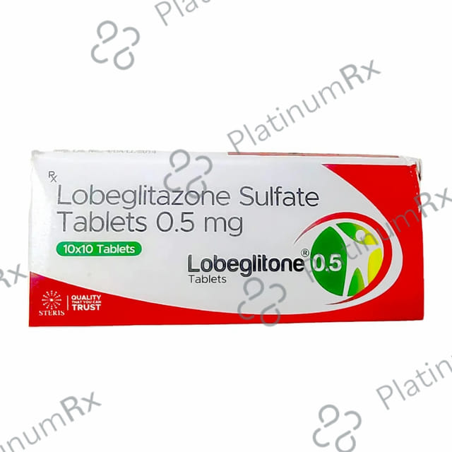 Lobeglitone 0.5mg Tablet 10s
