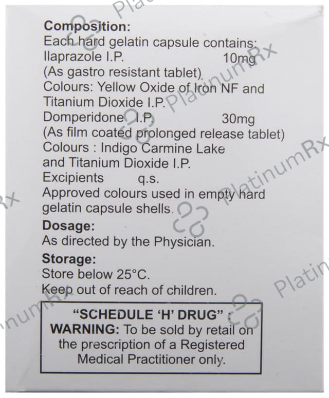 Ilapro D 30/10mg Capsule PR 10s