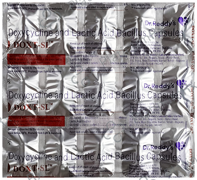 Doxt SL 100mg/5B Capsule 15s
