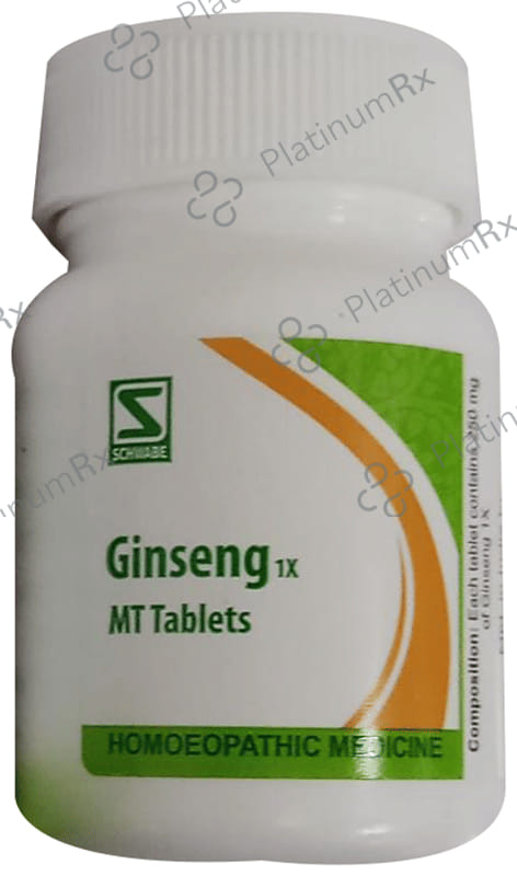 Dr Willmar Schwabe India Ginseng MT Tablet 1X