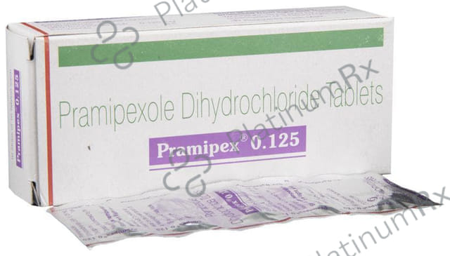 Pramipex 0.125mg Tablet 10s