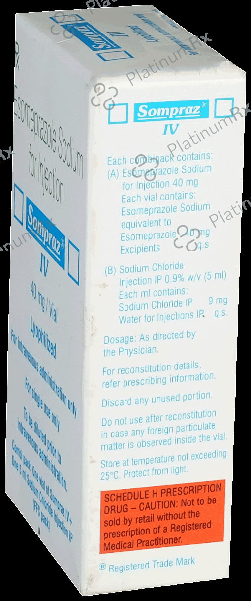 Sompraz 40mg Injection 1s