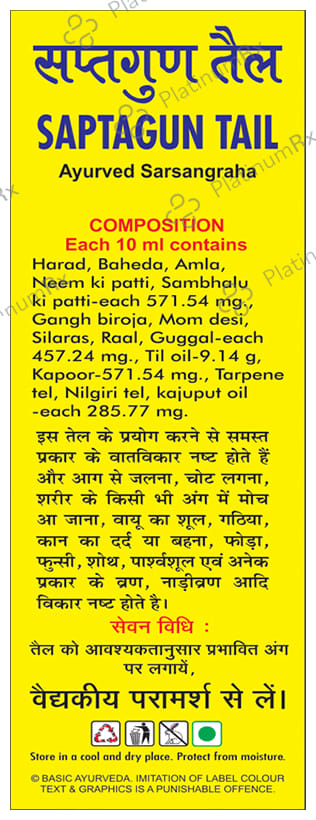 Basic Ayurveda Saptagun Tail
