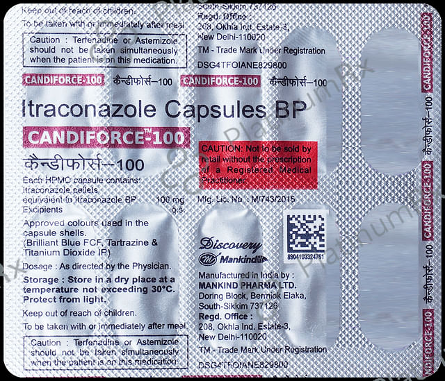 Candiforce 100mg Capsule 10s