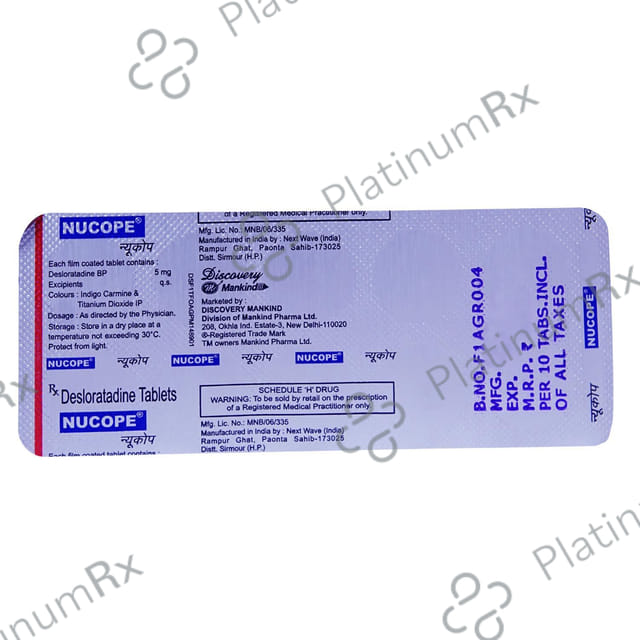 Nucope 5mg Tablet