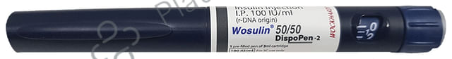 Wosulin 50/50 (100 IU/ml) (1*3ml Disposable Pen) 3 ml Solution For Injection - Pen