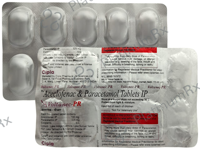 Voltanec PR 100mg/325mg Tablet