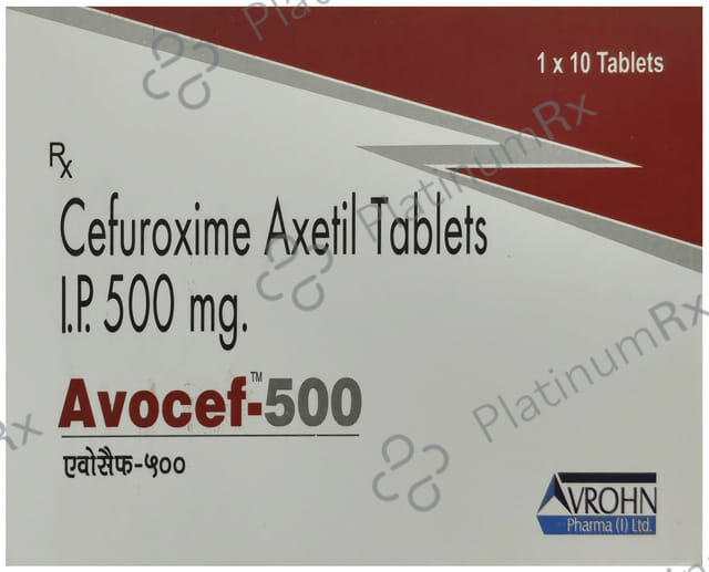 Avocef 500mg Tablet 10s