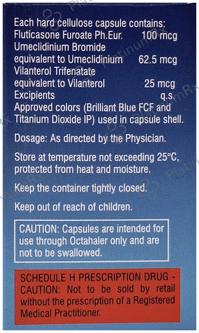 Besvil Trio 100/25mcg Capsule 30s