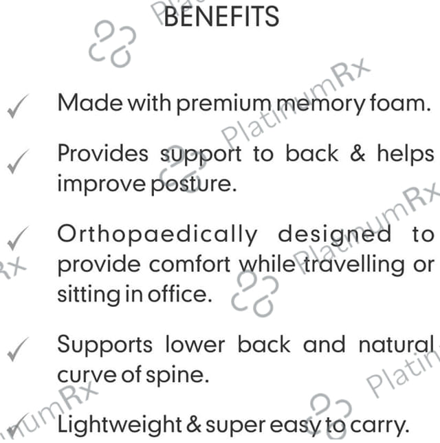 Dr Ortho Orthopaedic Back Support Universal Black