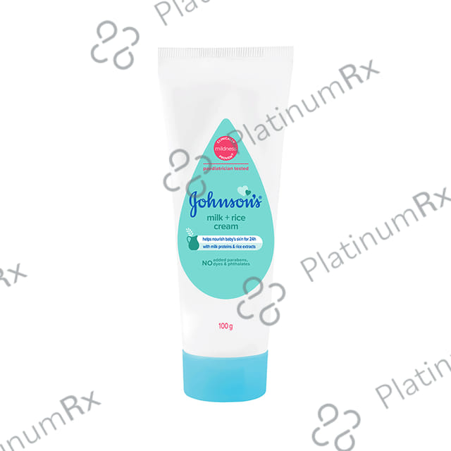 Johnson's Baby Milk + Rice For Baby's Healthy Skin Cream 100gm